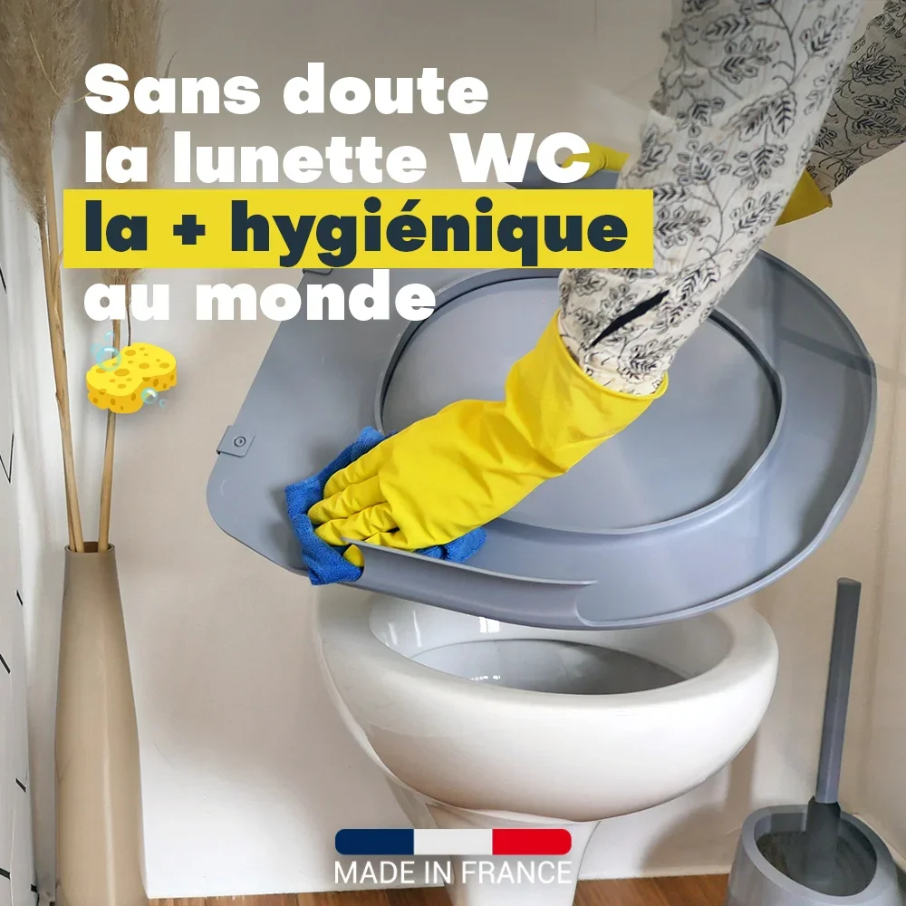 Un simple clic et l'abattant est dans vos mains.